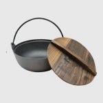Olla con Tapa De Madera Iron Cast