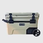 REFRIGERADOR/FREEZER VOLCANO 55LT CON BATERÍA INCLUÍDA COLOR BEIGE